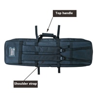 Sac de chasse tactique en toile Debating Long Style – Accessoire Molle multifonction facile à transporter, noir, taille personnalisable