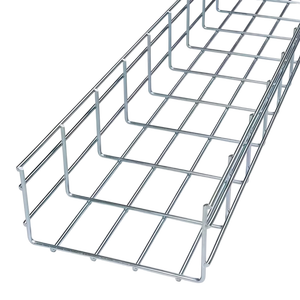 Soporte de malla de alambre galvanizado de alta calidad de 100 mm para bandejas de cables, sistema de soporte para bandejas de cables para exteriores, para la colocación de cables - Product Image 5