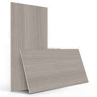 Panel de Pared de PVC y Bambú Ignífugo de 3 mm, Resistente a los Rayos UV, con Textura de Madera 3D para Revestimiento Comercial de Hoteles/Almacenes/Baños