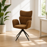 Échantillon Gratuit - Fauteuil de Luxe Ajustable en Hauteur, Style Contemporain Mid-Century Modern, pour Bureau à Domicile, Restaurant ou Salle - Vente en Gros