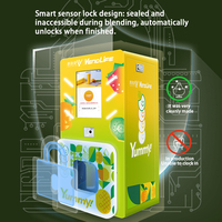 Máquina Expendedora de Granizados y Smoothies Comercial Totalmente Automática, Pago con Tarjeta de Crédito/Código QR, Gestión Basada en la Nube, Pantalla de 10.1 Pulgadas