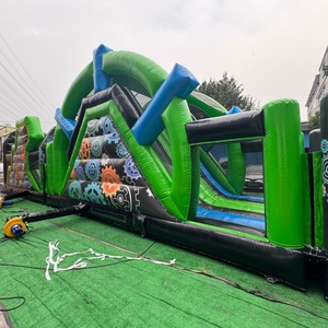 Parcours d'obstacles gonflable sur le thème des engrenages mécaniques, en PVC durable, pour les fêtes d'enfants, la <span class=keywords><strong>location</strong></span>, les événements de carnaval - Product Image 5