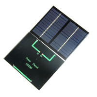 Panel surya silikon polikristalin 1.5W, ukuran kecil 18V modul PV sel surya 115*90MM untuk halaman cahaya Pendidikan Kit PERC