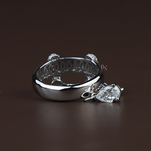 Anillo de Compromiso de Diamante Cultivado en Laboratorio de Lujo de 1.1 Quilates para Mujer, Joyería Fina de Primera Calidad en Plata, Oro de 10K, Oro de 14K, Oro de 18K - Product Image 1