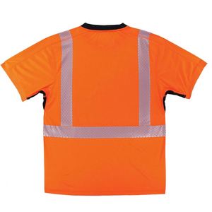 เสื้อทำงานก่อสร้างแบบกำหนดเอง เสื้อยืดลำลองพร้อมแถบสะท้อนแสง - Product Image 4