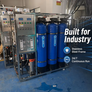 <span class=keywords><strong>Impianto</strong></span> Industriale di Filtrazione Acqua a Osmosi Inversa RO da 1000 LPH con Serbatoio in FRP, Sabbia, Carboni Attivi, <span class=keywords><strong>Addolcitore</strong></span> e Pretrattamento a 3 Stadi per Acqua Potabile - Product Image 1