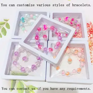 Bracciale per bambini con perline colorato braccialetto per bambini all'ingrosso regalo per ragazza carina