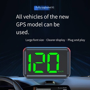 Universal Car Auto Gauge X1 <strong>GPS</strong> Digital Speedometer Car Hud Head up Display Universal Big <strong>Font</strong> - Product Image 2