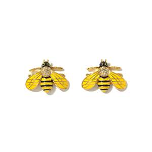 Bee <b>Stud</b> <b>Earrings</b> 316L Stainless Steel PVD Gold Plating Fashion Jewelry - Product Image 1