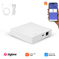 Controlador Inteligente para el Hogar con Conexión Zigbee, Recargable, Programable, de Largo Alcance, con Recopilación de Datos, Compatible con la Aplicación TUYA