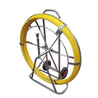 Aiguille de Tirage en Fibre de Verre 6 mm, Tire-Câble Optique pour Conduits 300 m