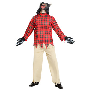 Animal <span class=keywords><strong>Lobo</strong></span> Cosplay disfraz adulto Halloween juego de rol disfraces de fiesta para hombres - Product Image 5