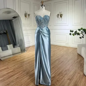 Abito da Sera Arabo di Lusso Serene Hill Dubai, Modello Sirena con Perline, Colore Lilla, per Matrimoni <span class=keywords><strong>e</strong></span> Feste 2024 LA72329 Personalizzabile - Product Image 5