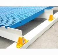 Poutre de plancher en PRV pour revêtements de sol d'élevages caprins et ovins, modèle 120 mm, service de découpe, longueur 1m-11,6m