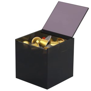 Caja de Acrílico Transparente Personalizada al por Mayor para Almacenamiento, Recuerdos de Boda, Dulces, Cápsulas de Café - Product Image 5