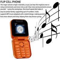 Téléphone portable à clapet I17 Air Pro avec écran HD de 1,77 pouce, double SIM, langues espagnole et française, batterie de 1000-1499 mAh, processeur MTK 62XX