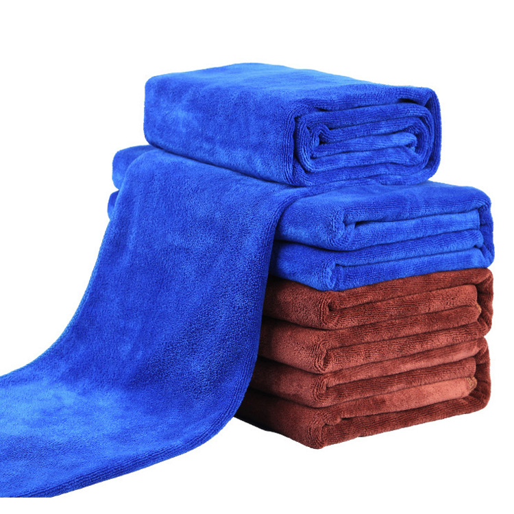 Низкая цена, супер впитывающее плюшевое полотенце для автомобиля из микрофибры