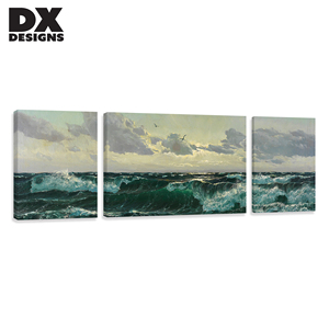 Meilleur prix haute qualité paysage marin <span class=keywords><strong>coucher</strong></span> <span class=keywords><strong>de</strong></span> <span class=keywords><strong>soleil</strong></span> luxe décoration <span class=keywords><strong>de</strong></span> la maison peinture mur Art encadré toile peinture pour décoration murale - Product Image 5
