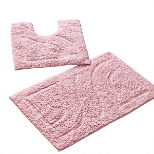 Alfombrillas de Baño de Lujo, Ecológicas, con Diseño Floral, Estilo Americano, de Secado Rápido, Hechas a Máquina con Técnicas de Algodón de Diseño - Product Image 1