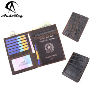 กระเป๋าใส่พาสปอร์ต AndoBag สำหรับผู้ชาย หนังวัวแท้สไตล์วินเทจ กระเป๋าสตางค์ใบใหญ่ ใส่บัตรได้เยอะ รุ่น 1465 - Product Image 1