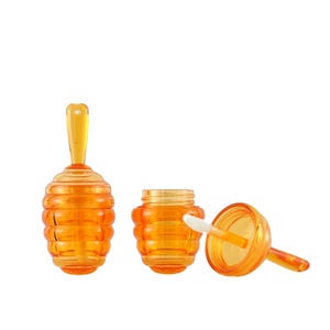 Lussuoso Packaging per <span class=keywords><strong>Balsamo</strong></span> <span class=keywords><strong>Labbra</strong></span> a Forma di Nido d'Ape da 6ml, Tubetto Vuoto Trasparente Ambrato a Prezzo Ragionevole, Stick per <span class=keywords><strong>Labbra</strong></span> Personalizzato con Pennello - Product Image 4