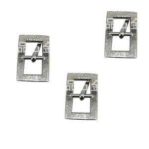 Hebilla metálica para zapatos, hebilla de barra de 6,7 mm x 13 mm, duradera para zapatos, bolsos, manualidades - Product Image 1