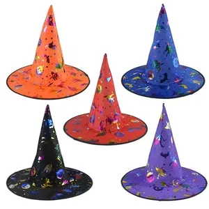 Halloween Witch Hat Cosplay Wizard Hat Witch Party DecorationsHalloween Witch Party Hats Accessories