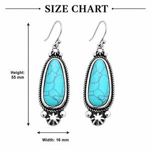 Orecchini a goccia Boho con motivo unico, orecchini pendenti in stile vintage, accessori di bigiotteria alla moda per donna - Product Image 5