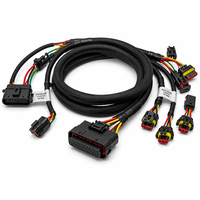 ضفيرة أسلاك زراعية شديدة التحمل KET MG630 24Pin AWG20 UL1015 موصل نحاسي لقطع غيار محركات الجرارات والحصادات والآلات الزراعية