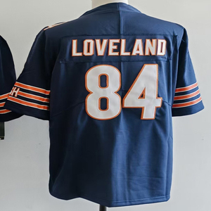 Caleb Williams 2026 pour hommes # 18 maillots de football cousus Walter Payton Luther Burden III Colston Loveland Rome Odunze S-3XL - Product Image 5
