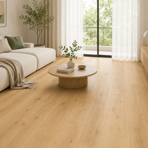 Suelo de Madera de Roble Blanco para Interiores, Personalizado, de Ingeniería, Parqué Sólido, Diseño Contemporáneo para Cocina de Villa de Lujo - Product Image 1