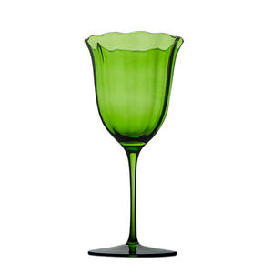 Peinture de couleurs soufflées par la bouche Décoration Ambre Menthe Onyx <span class=keywords><strong>Vert</strong></span> sauge Gobelet en <span class=keywords><strong>verre</strong></span> <span class=keywords><strong>à</strong></span> <span class=keywords><strong>pied</strong></span> Verres <span class=keywords><strong>à</strong></span> <span class=keywords><strong>vin</strong></span> rouge - Product Image 5