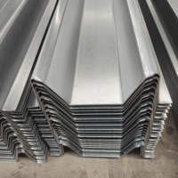 Gouttière en acier robuste en forme de M, gouttière de drainage des eaux pluviales pour système de montage solaire sur toiture