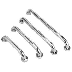Barra de apoyo para baño Qiyou, de acero inoxidable 304, engrosada, reforzada, antideslizante, montada en la pared, para bañera, inodoro, soporte de seguridad. - Product Image 2
