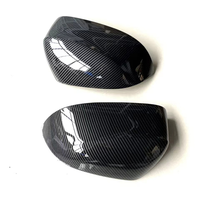 Coques de rétroviseurs de voiture en ABS de haute qualité, aspect fibre de carbone, pour BMW X5 F15 X6 F16 X3 F25 2014-2018, pièces automobiles