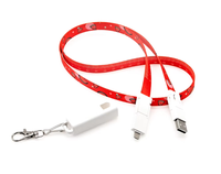 Câble lanière en tissu 6-en-1 personnalisable avec logo, certifié CE RoHS, 60W PD, 90CM Type-C pour iPhone 14 15 16 17 et téléphones Android, idéal pour les événements