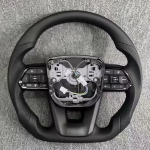 Volante de Cuero Negro Estilo GR Personalizado para Toyota Corolla, 4Runner, <span class=keywords><strong>Crown</strong></span>, Lexus Lx570, GX470 - Product Image 4