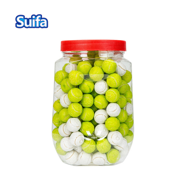 Suifa High Quality Custom Fruity Flavor Ball Shape Chew Bubble Gum in Bottle
