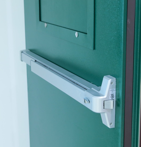 <span class=keywords><strong>Puerta</strong></span> de Acero Resistente al Fuego de 3 Horas para Uso Comercial, con <span class=keywords><strong>Barra</strong></span> Antipánico y Vidrio, para Exteriores y Dormitorios - Product Image 2