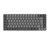 Nuevo Teclado Mecánico Mini Inalámbrico de Alta Calidad con 75% de Teclas Cableadas, Interruptor de Bajo Perfil, USB/Tipo-C, Retroiluminación RGB, Carcasa de Aleación de Aluminio Ultra
