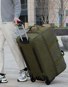 High Quality Large Quality Wheeled Luggage <b>Bag</b> Durable <b>Tote</b> <b>Bag</b> with Shoulder Strap for Air Travel Rolling Duffel - Product Image 5