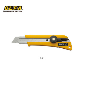 Cuchillo Multiusos de Alta Resistencia <span class=keywords><strong>OLFA</strong></span> de 18 mm (L-2) - Cuchillo de Corte Personalizado con Profundidad Ajustable - Product Image 1