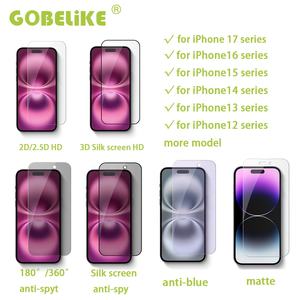 Protection d'écran en verre trempé et protection d'objectif d'appareil photo anti-reflet <span class=keywords><strong>Spigen</strong></span> pour <span class=keywords><strong>iPhone</strong></span> 17 16 15 <span class=keywords><strong>14</strong></span> 13 12 11 Series - Product Image 4