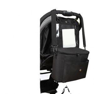 Organizador multifuncional para cochecito de bebé, accesorios de gran capacidad, bolsas de almacenamiento para cochecito, diseño de dibujos animados, para colgar en el cochecito - Product Image 4