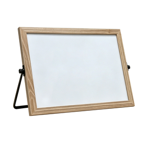 <span class=keywords><strong>Lavagna</strong></span> Bianca Portatile <span class=keywords><strong>da</strong></span> <span class=keywords><strong>Tavolo</strong></span> con Cornice in Legno e Supporto in Metallo, Mini <span class=keywords><strong>Lavagna</strong></span> <span class=keywords><strong>Magnetica</strong></span> per Bambini e Insegnanti - Product Image 1