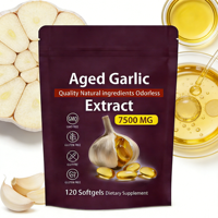 Capsules molles d'extrait d'ail OEM, formule personnalisée, riches en antioxydants