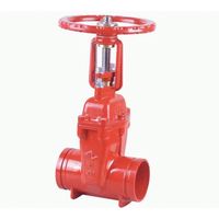 Vanne à opercule en laiton haute température Yinuo PN 16 Marine DN300 12 pouces rainurée avec actionneur électrique