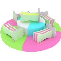 Manège d'intérieur pour enfants, carrousel électrique antique à 2 places, couleur personnalisable, capacité de 10 enfants, tous âges, pour parc