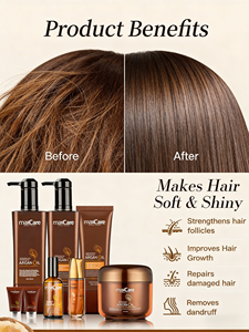 800 ml pour Crème capillaire à l'huile d'argan végétale, Contrôle du sébum, Réparation capillaire, Rafraîchissant, Hydratant, Nourrissant, Lissant, <span class=keywords><strong>Shampoing</strong></span> - Product Image 4