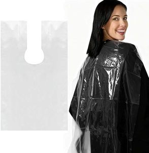 35 bavoirs jetables pour coiffure, 35×51 pouces, cape de salon jetable, cape de coiffure pour adultes pour coupe, coloration et shampoing, pour coiffeur - Product Image 1